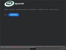 Tablet Screenshot of ghsports.es
